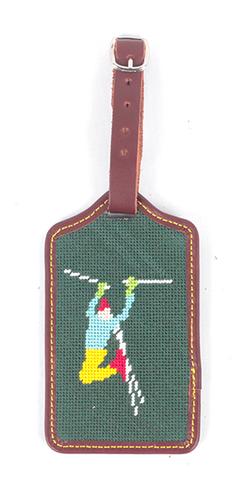 Cirque Needlepoint Luggage tag