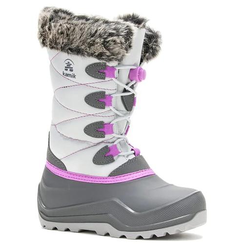 North Face Alpenglow IV Lace Black/White NF0A2T5P Youth Winter Boots! Size  1Y