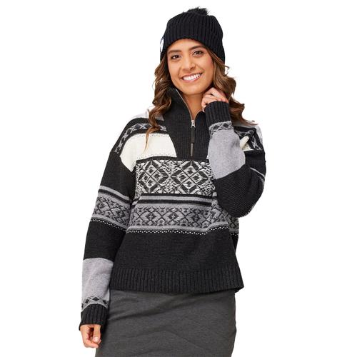 Krimson Klover Parsen Zip Neck Sweater - Women's