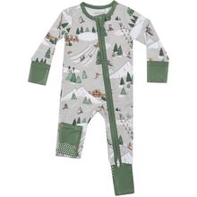 Angel Dear 2 Way Zipper Romper - Toddler WINTER_FUN_SKIERS